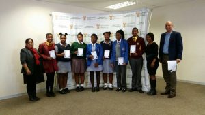 Samantha Gutsa and Tinamore Marashe All Competitors and repr from Dep of Sanitation Water Education